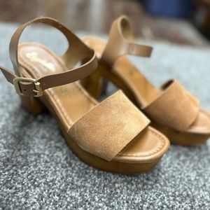 Seychelles heels size 7 brown